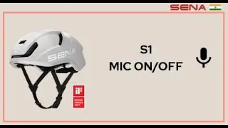 Sena S1 Smart Cycling Helmet Mic on/off  #SenaS1#SmartHelmet#CyclingTech#RideConnected