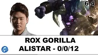ROX Gorilla - Alistar Support - Kr Ranked