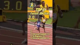Top 5 Fastest 30m Splits in 100m Sprint History!
