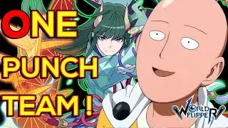 World Flipper -  One Punch Team - FASTEST MULTIPLAYER TEAM/HOW IT WORKS!