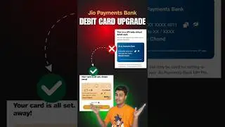 Jio Payments Bank Debit Card Upgrade || Jio Rupay Platinum Debit Card #jio #Rupay