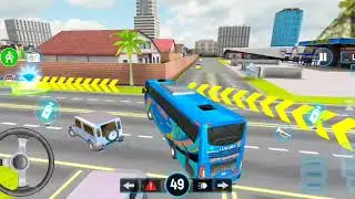 #Bus racing competition very dangerous driving 
