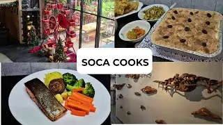 SOCA COOKS|Daily Vlog|InspiraRoasters GaiaCosmoHotel| Salmon ChristmasLunch|Kalpertaart DapurManado|