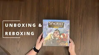 Sheriff of Nottingham - Board Game Unboxing & Reboxing - See What's In The Box