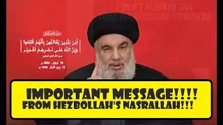 Breaking News: Nasrallah Speech After Pager and Walkie Talkie Attack- Authentic Translation