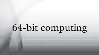 64-bit computing