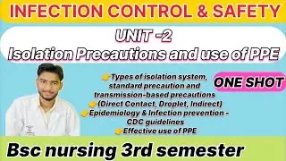 Infection Control & Safety  Unit 2 Isolation Precautions and Use of PPE for BSc Nursing 3rd Semester
