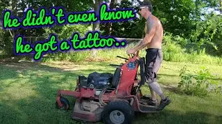 Lawn Care Leaf Tattoo