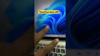 How to Fix Laptop Touch Screen Display Not Working Problem in Windows 11#macnitesh#keyboardtricks