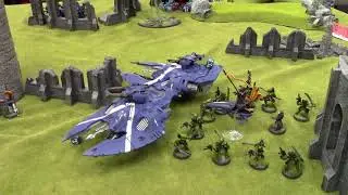 vlog #1266 - Battle Report (ITC 2020) Ork Badmoons vs Eldar (Aeldari)