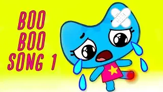 THE BOO BOO SONG 1 😿👩&zwj;⚕️  Kit and Kate Nursery Rhymes & Kids Songs 🎶