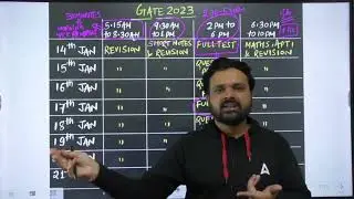 GATE 2023 ADMIT CARD OUT - 22 DAYS PLAN FOR MECHANICAL ENGINEERING