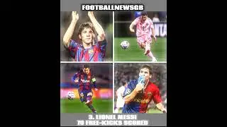 Top 5 All-Time Free-Kick Scorers🔥