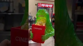 Ведро попкорна Cinemark Ghostbusters! #cinemark #ghostbusters #slimer #popcornbucket