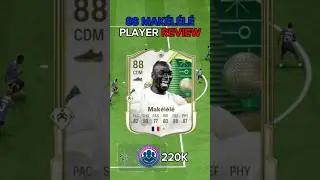88 Winter Wildcards icon MAKELELE player review ea fc 25 #shorts #short #eafc25
