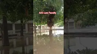 ADC Law Faculty barish se pani bhar gya #adc #lawfaculty #campuslife #allahabaduniversity #shorts