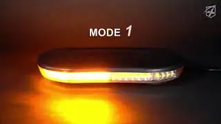 Xprite Amber Delta Series 30W COB LED Rooftop Strobe Light with Magnetic Base Display（2019Great）