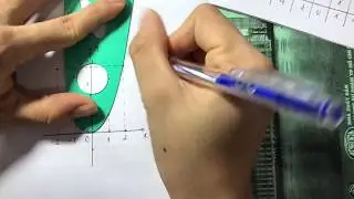 Cách vẽ đồ thị parabol và đường thẳng bằng thước parabol ĐÚNG và ĐẸP