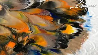 METALLICS ~MONARCH BUTTERFLY 🦋 CREATION~ DOUBLE DIPPING LARGE CANVAS ~Super Gorgeous results 🤩