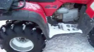 28 inch mudlites on a honda foreman 450 es