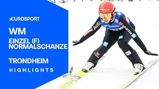 WM |&nbsp;Normalschanze Frauen | Highlights Deutsch |&nbsp;Freitag holt Medaille - Prevc nicht zu schlagen