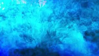 Blue Paint Dropped in Water | Swirling Colorful Smoke Background | No Copyright | Free Download