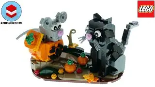 LEGO 40570 Хэллоуин Кошки и мышки Скоростная сборка