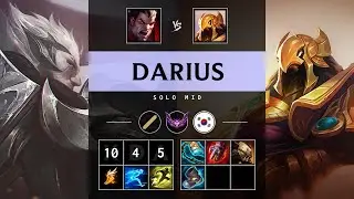Darius Mid vs Azir - KR Master Patch 25.04