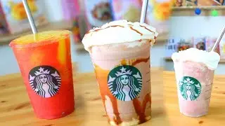 ¡¡Frappucinos de Starbucks Caseros INSPIRADOS EN POSTRES !! | RebeO