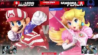 Shark Tank # 174 Losers Semi Final - Samsora (Peach) Vs. FLS | Ludo (Mario) - SSBU Tournament