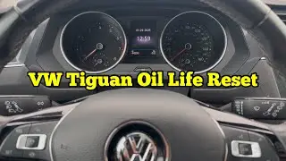 2018-2024 Volkswagen Tiguan How to reset oil change light