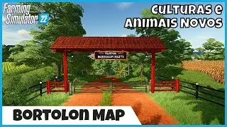 FS22 Mapas | BORTOLON MAP com Animais Novos, Culturas e Produ&ccedil;&otilde;es Novas | Farming Simulator 22