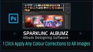 1 Click Apply Any Colour Corrections to All Images | Album Designing Software | Sparklinc AlbumZ