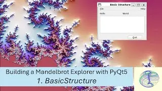 Building a Mandelbrot Explorer with PyQt5: 1. The basic structure