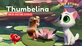 Thumbelina and Yoda the Cat | Bedtime Stories | Fairy Tales | Tiny Story Adventures