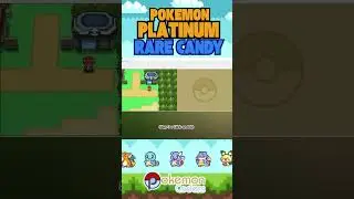 Pokemon Platinum Rare Candy Cheat  🍬 #shorts #pokemon #nds #rarecandies  #gaming #tutorial