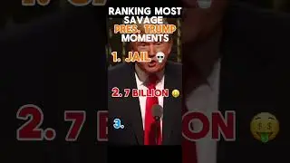 Ranking Most Savage Pres. Donald Trump Moments #donaldtrump #funny #viral #trending #ranking #foryou