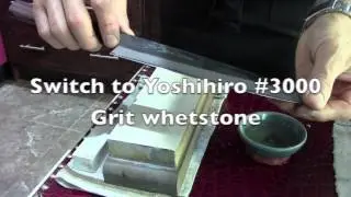 How to repair a japanese knife that has chipped
