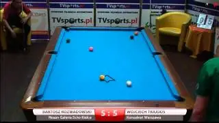 I Polska Liga Bilardowa - Bartosz Rozwadowski - Wojciech Trajdos