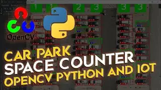 IoT based Car Park Space Counter using image processing OpenCV Python