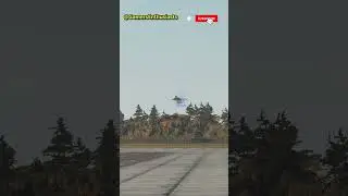 Unexpected M2000c Crash landing #shorts #dcsworld #viralclips #landing #shortgamingclips #viral