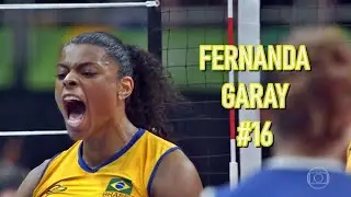 É de arrepiar! Reveja lances da espetacular  Fernanda Garay na seleção 💚🏐🇧🇷