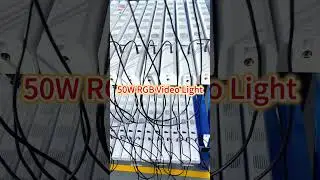50W RGB Light Stick Aging Testing #videolight