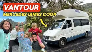 🚐 VANTOUR Mercedes Sprinter JAMES COOK: Viajan y DUERMEN 5 personas, CAMPER muy COMPACTA! 😲