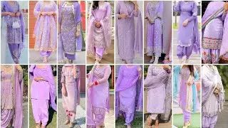 Sabse Hatke Lavender Colour Punjabi Suit Design Ideas for Girls 2025