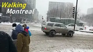 2 28 23 SNOWY INCRESINGLY VULGAR WALK IN WESTMOUNT DOWNTOWN MONTREAL
