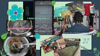 ☆ Vlogmas 2025: Days 9-17 ☆ sick, my bday 🎂, a little cooking, natural hair, etc.