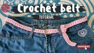 Easy Crochet Belt, Cord Knitting Pattern | DIY |