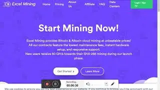 Excel-Mining.io  Free Bitcoin //Cloud Mining Site 2020 Bonus 50 GH!!kashif trusted
