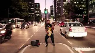 Roland CUBE Street EX com Rafael Pio
